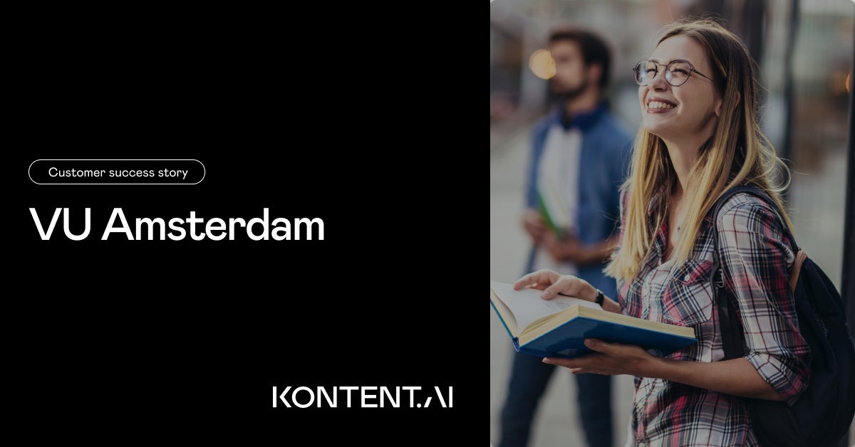 VU Amsterdam - Customer Success Story & Review | Kontent.ai